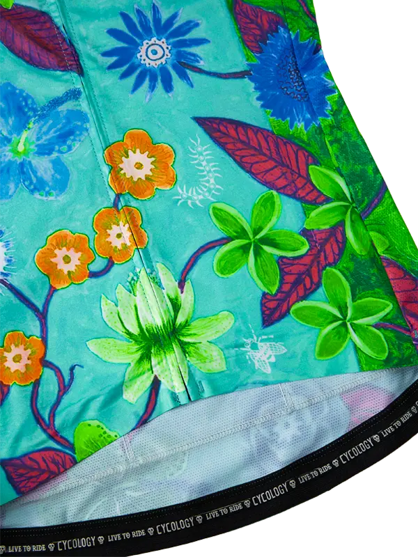 ALOHA WOMEN'S PRO JERSEY AQUA