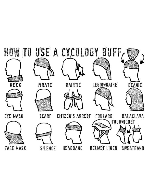 Day of the Living (White) Lightweight Neck Tube