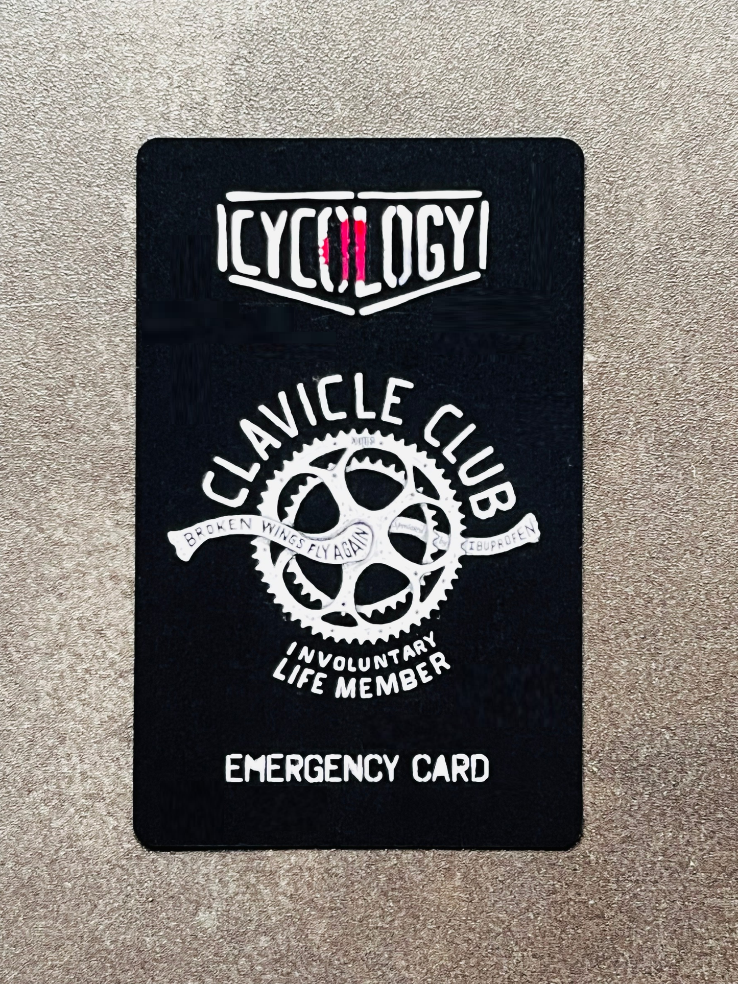 CLAVICLE CLUB Emergency card エマージェンシーカード