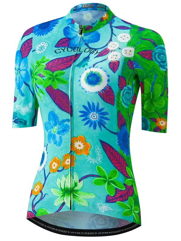 ALOHA WOMEN'S PRO JERSEY AQUA