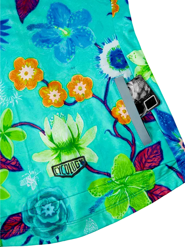 ALOHA WOMEN'S PRO JERSEY AQUA