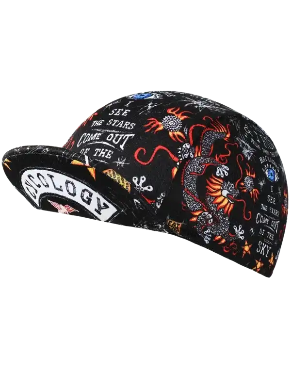 CITY OF ANGELS  CYCLING CAP BLACK