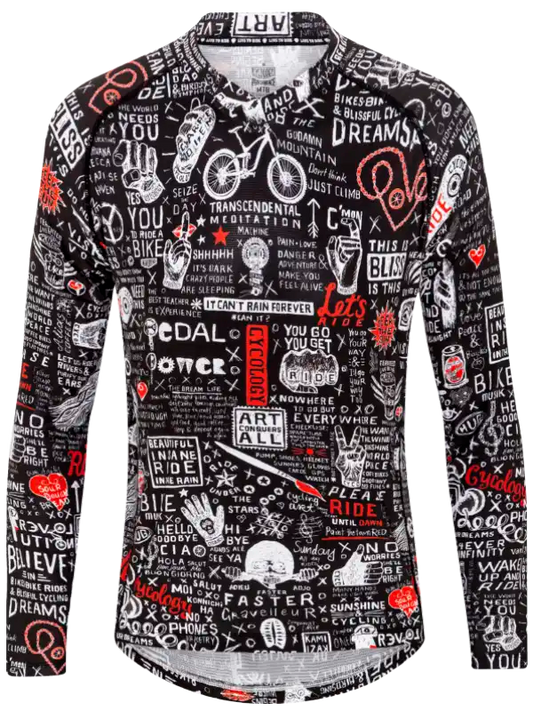 GRAFFITI LONG SLEEVE MTB JERSEY