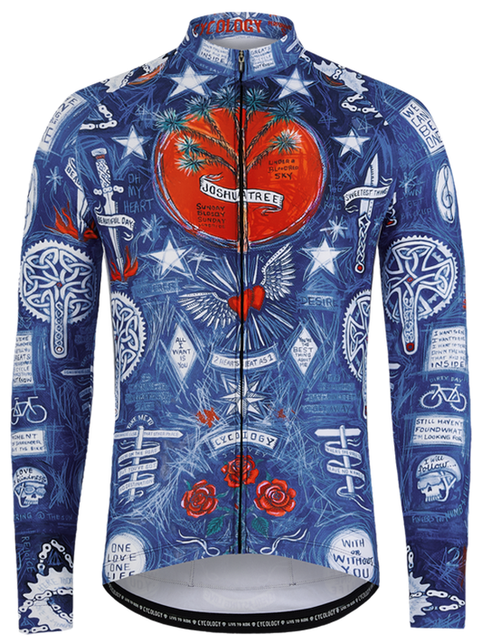 JOSHUA TREE MEN'S LONG SLEEVE CYCLING JERSEY