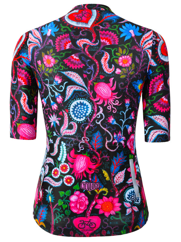 SECRET GARDEN  (BLACK) WOMEN'S PRO JERSEY
