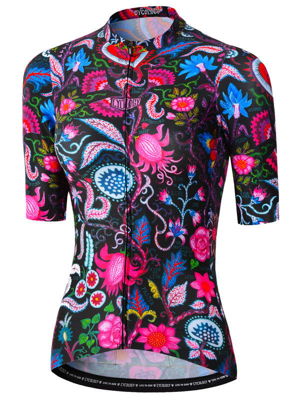SECRET GARDEN  (BLACK) WOMEN'S PRO JERSEY