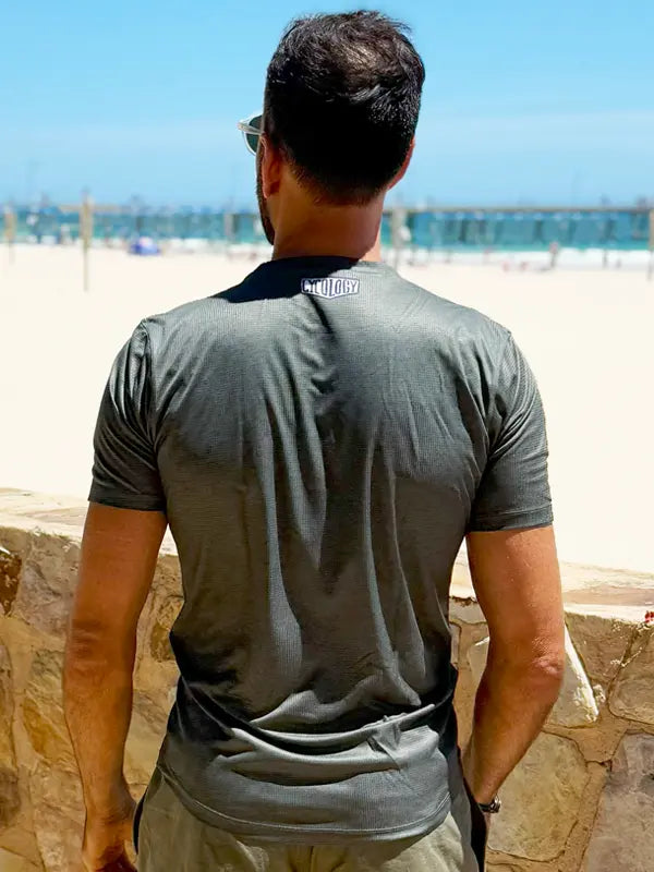 RIDE DARK GREY MEN'S TECHNICAL T-SHIRT