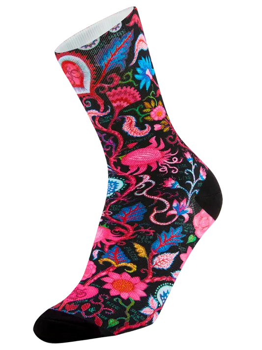 SECRET GARDEN BLACK CYCLING SOCKS サイクリングソックス