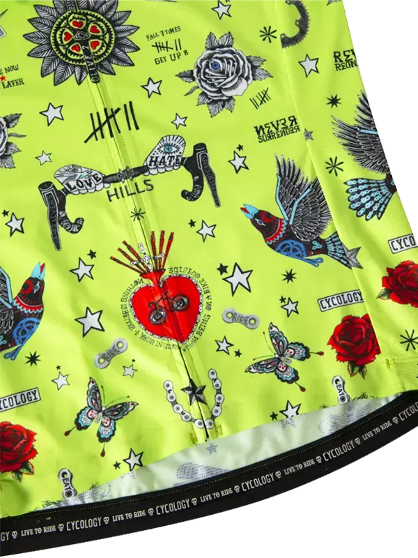 TATTOO (LIME) MEN'S REBORN JERSEYS