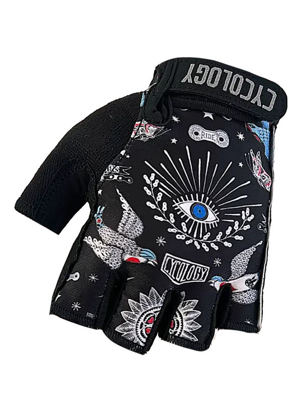 TATTOO CYCLING GLOVES