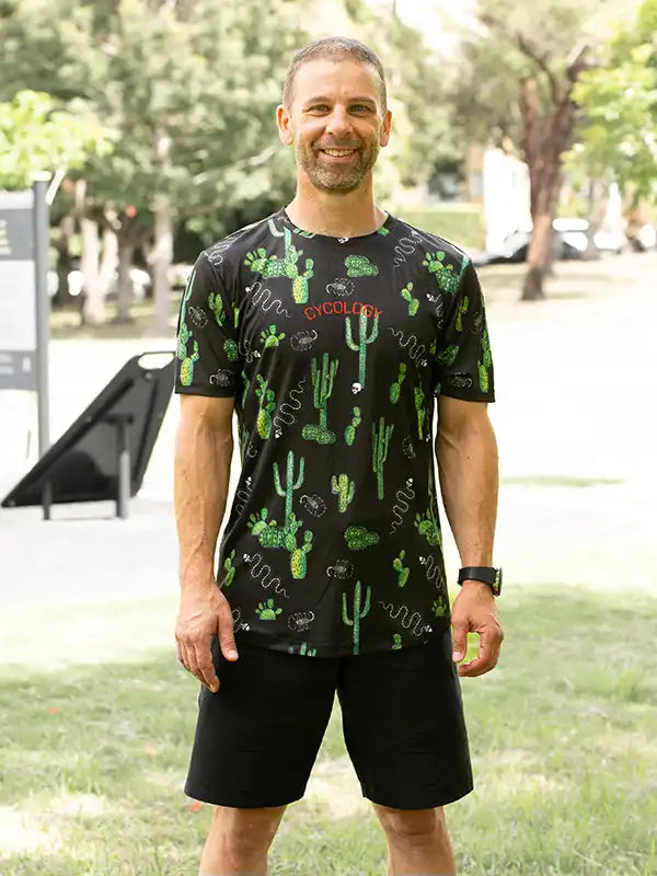 TOTALLY CACTUS MEN'S TECHNICAL T-SHIRT