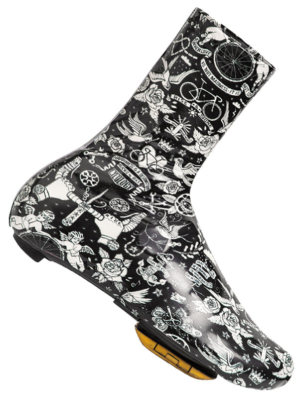 VELO TATTOO CYCLING SHOE COVERS