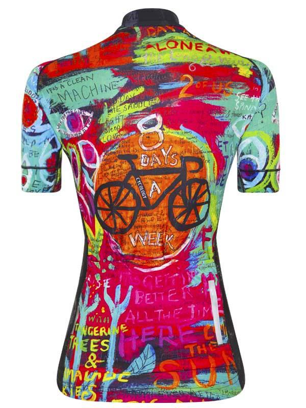 8 Days (Aqua) Women's  CYCLING JERSEY