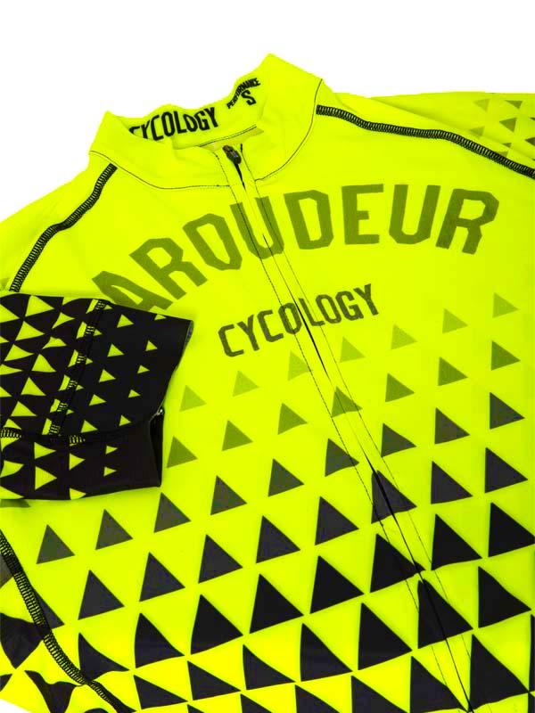 BAROUDEUR (LIME) MEN'S CYCLING JERSEY