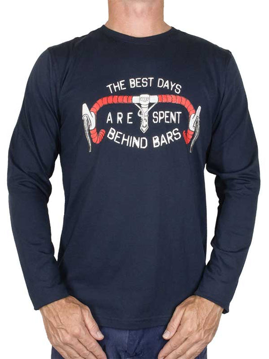 Best Days Behind Bars Men's Long Sleeve Tshirt