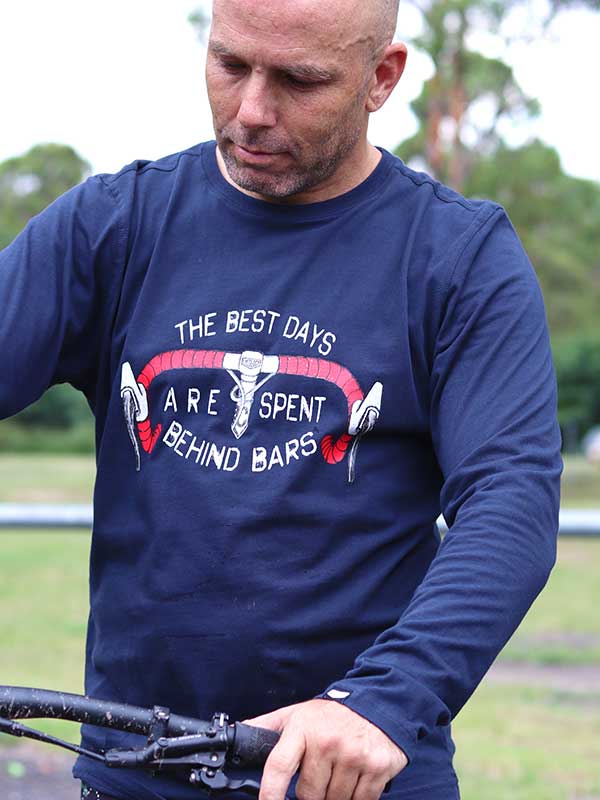 Best Days Behind Bars Men's Long Sleeve Tshirt