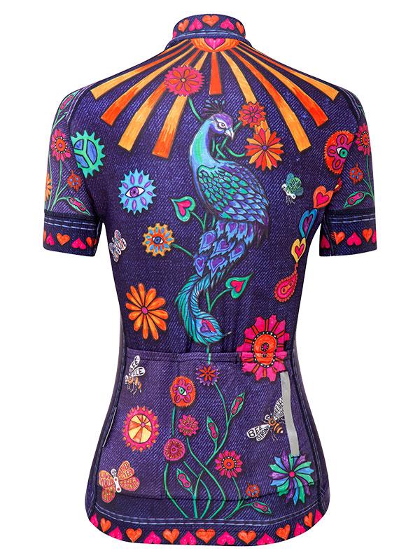 Boho Womens Blue Cycling Jersey | Cycology Clothing