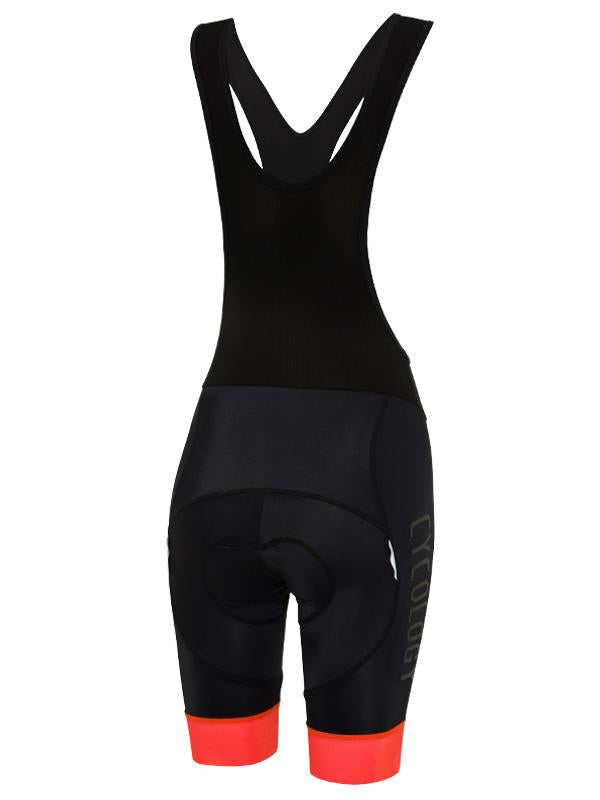 Cycology Women's (Black/Red) Bib Shorts　