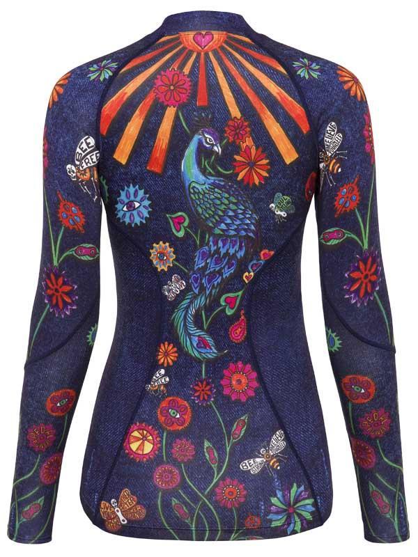 Boho Womens Long Sleeve Cycling Base Layer | Cycology 