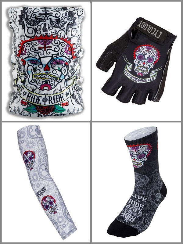 Day of the Living (White) Lightweight Neck Tube