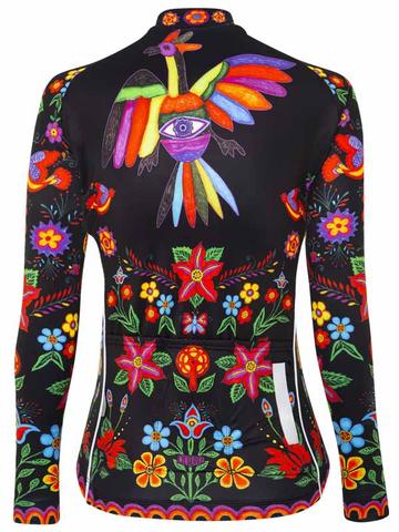 FRIDA (BLACK) WOMEN'S LONG SLEEVE CYCLING JERSEY