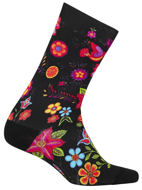 Frida Black Cycling Socks | Cycology Clothing