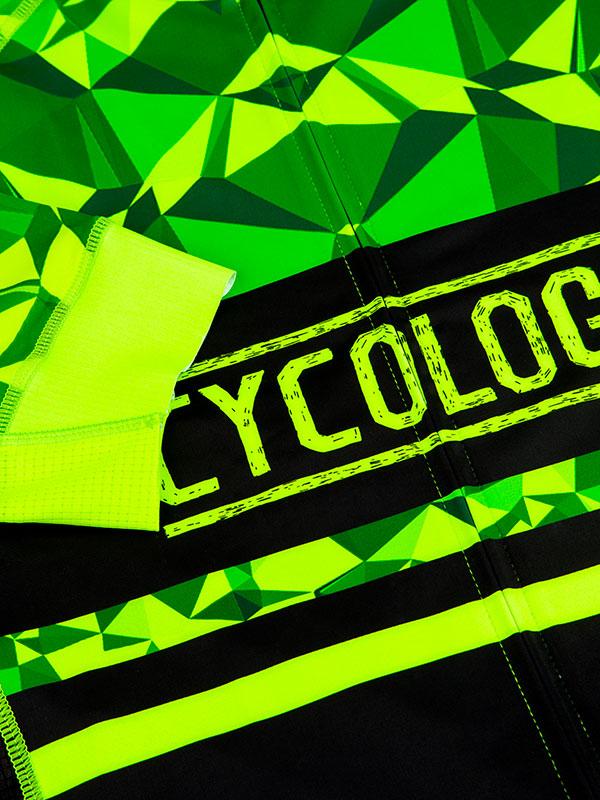 Geometric Lime Men's Jersey