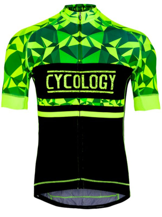 Geometric Lime Men's Jersey