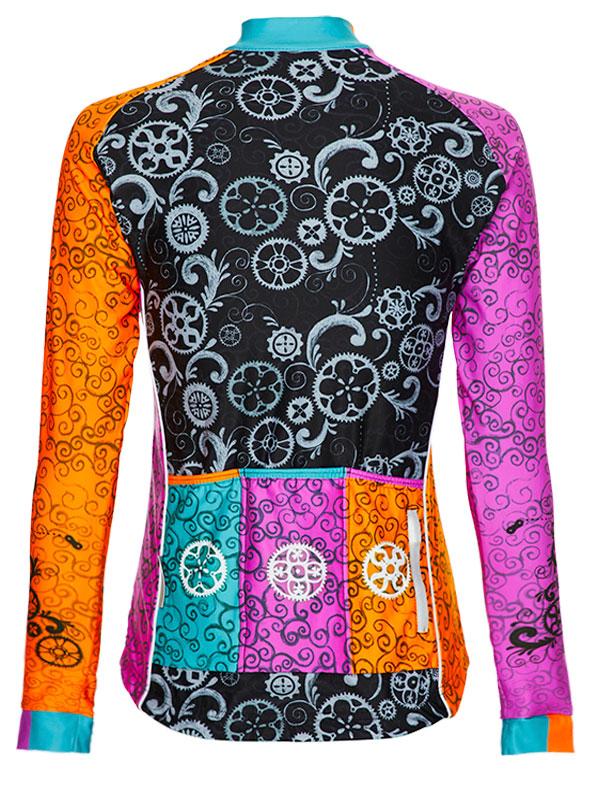 Extra Lucky Chain Ring Women's Long Sleeve Cycling Jersey