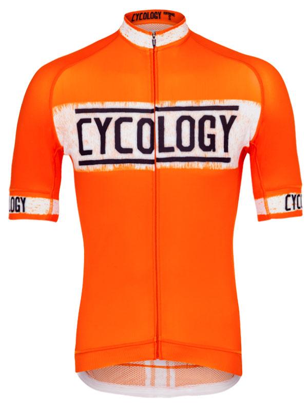 Miles are my Meditation Mens Orange Cycling Jersey