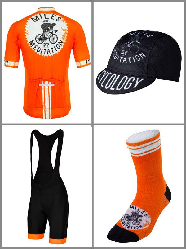 Miles are my Meditation (Orange) Men's Jersey