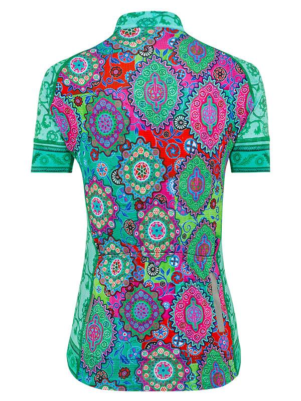 Naisha Womens Green Cycling Jersey | Cycology Clothing