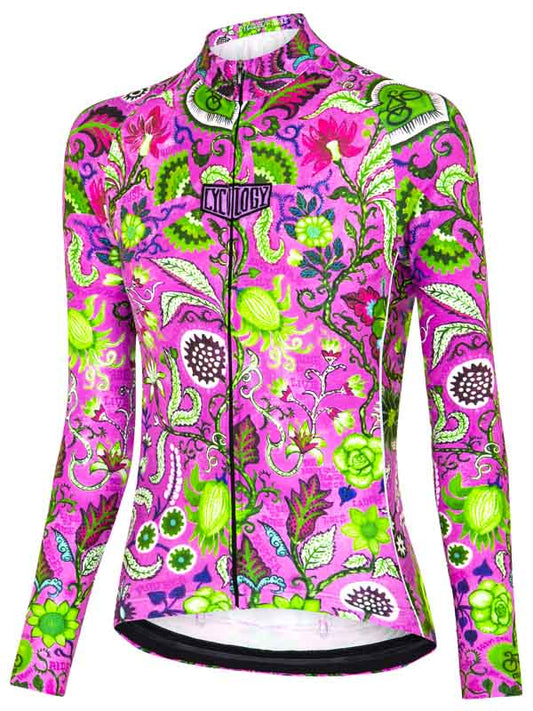 Secret Garden (Pink) Women's Long Sleeve Jersey