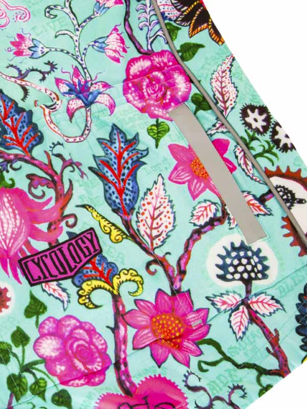 Secret Garden (Aqua) Women's Long Sleeve Jersey