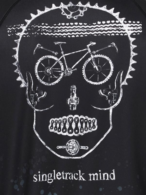 Single Track Mind Mens Black Mountain Bike Jersey