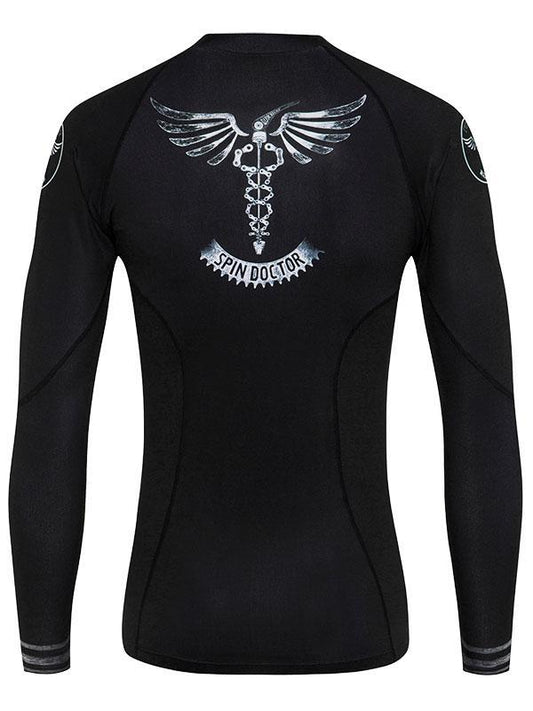 Spin Doctor Mens Black Long Sleeve Cycling Base Layer | Cycology