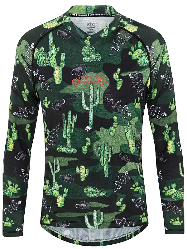 Totally Cactus Long Sleeve MTB Jersey