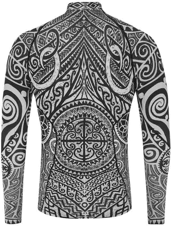 Tribal Tattoo Men's Long Sleeve Base Layer